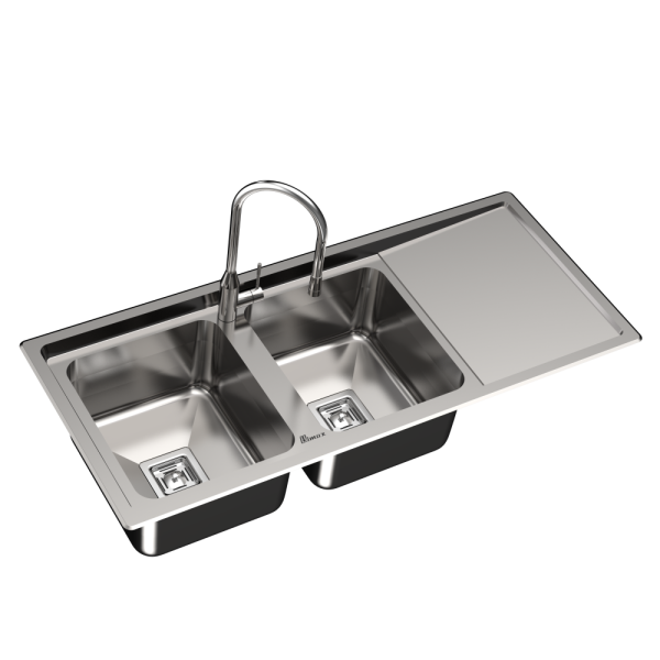 سینک استیل توکار بیمکث کد 843