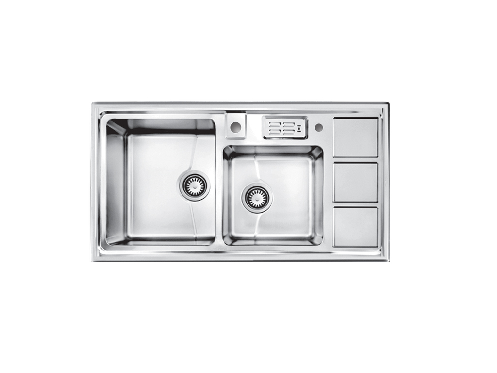 سینک استیل توکار اخوان کد 328