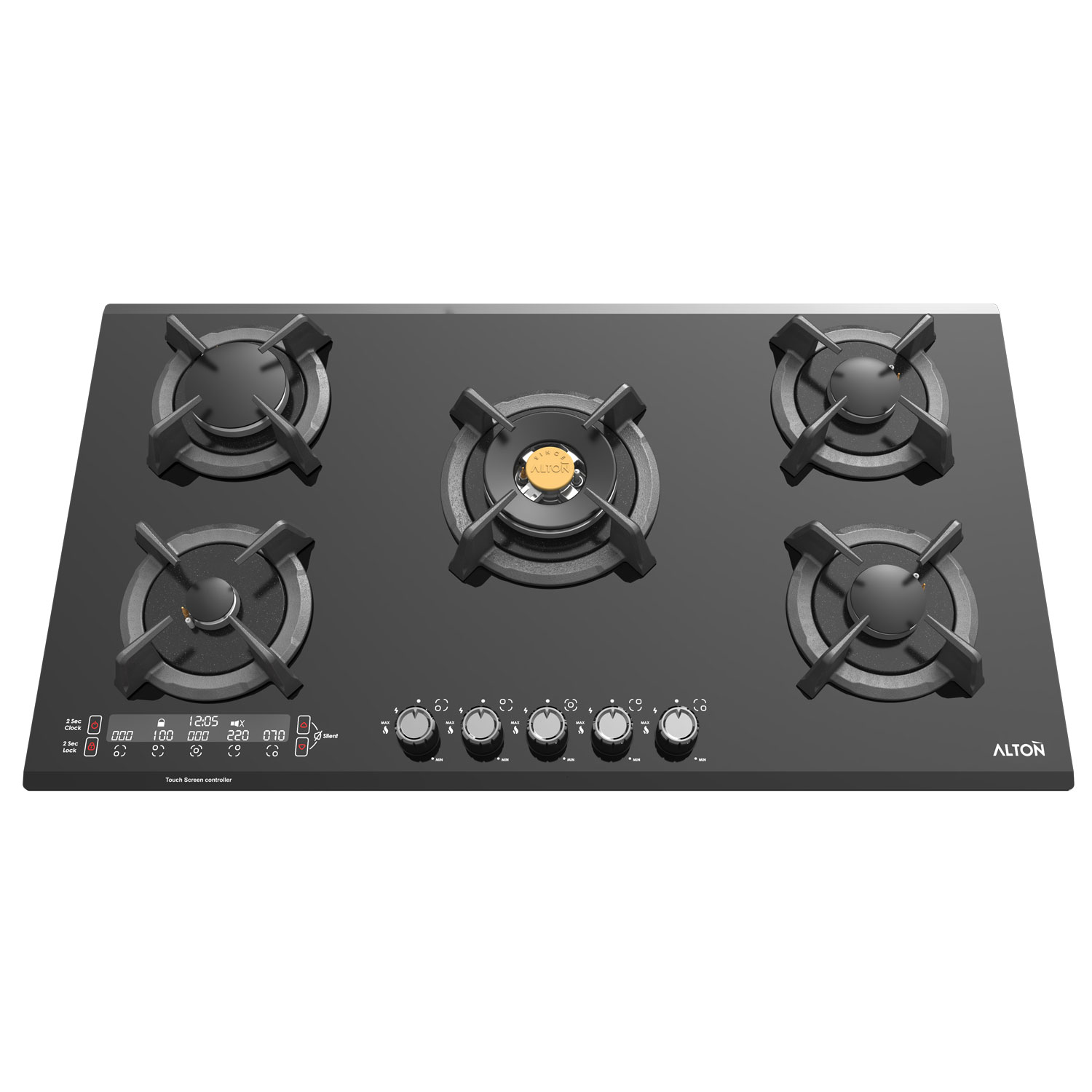 اجاق گاز صفحه ای شیشه ای توکار آلتون مدل  IG534DB