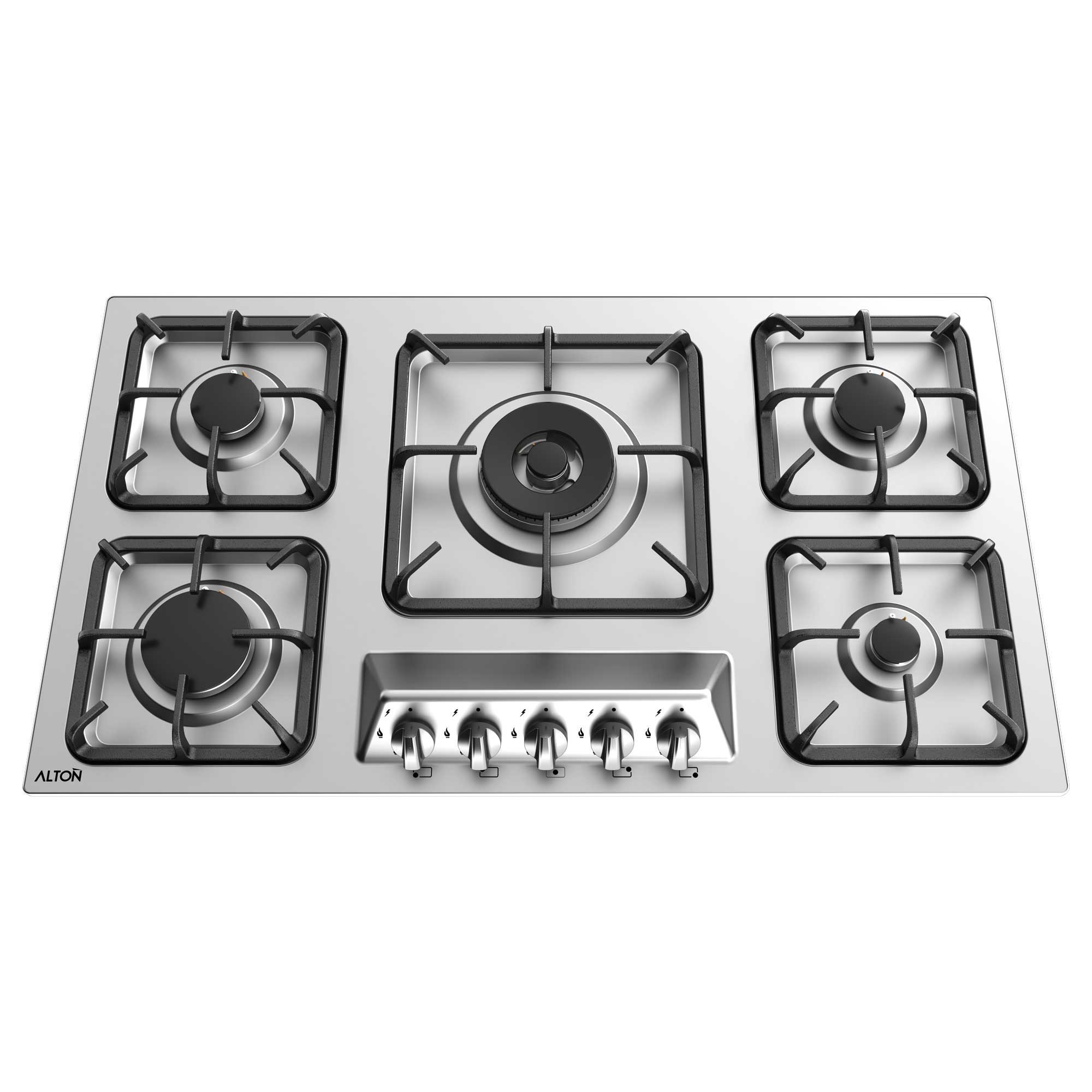 اجاق گاز صفحه ای استیل توکار آلتون مدل S523