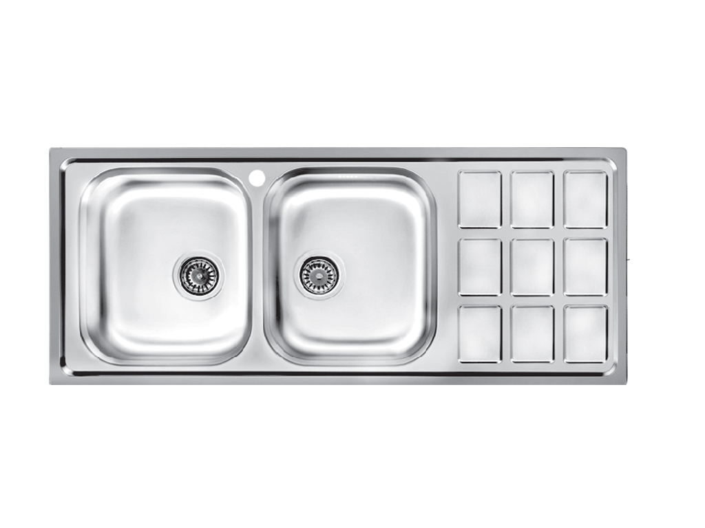 سینک استیل توکار اخوان کد 368S