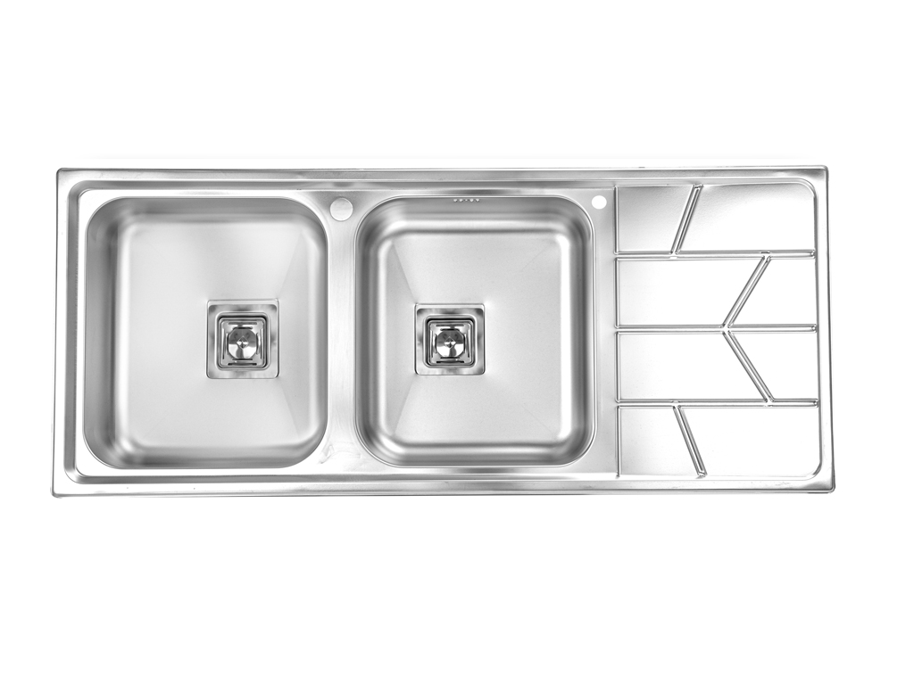 سینک استیل توکار اخوان کد 388