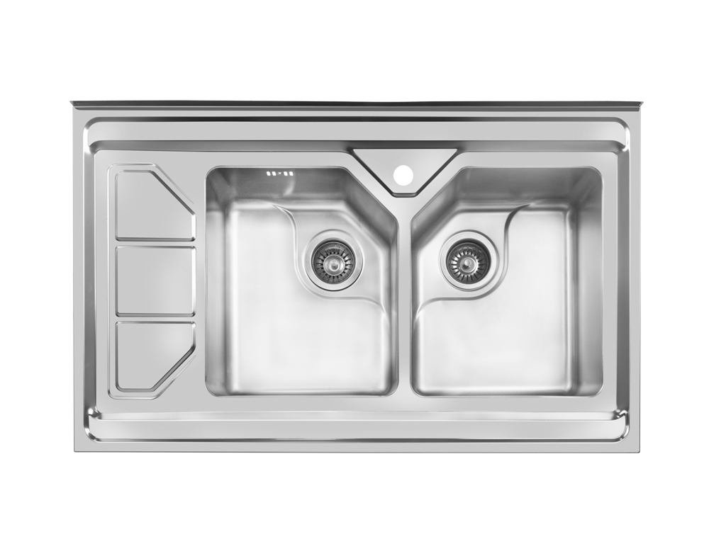 سینک استیل روکار اخوان کد 378s