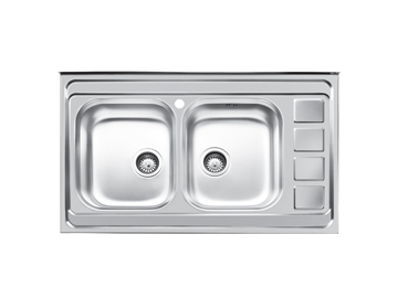 سینک استیل روکار اخوان کد 372S