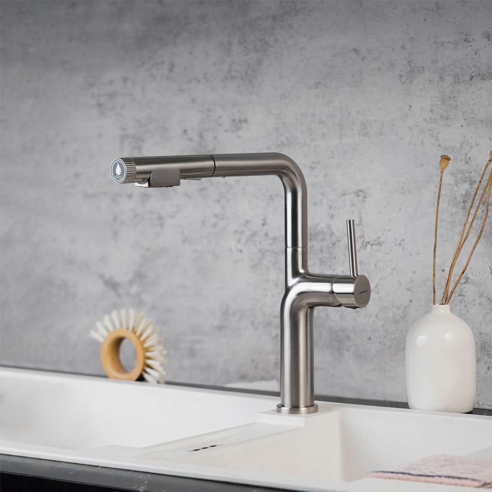 شیر ظرفشویی شاوری دومنظوره شوآن مدل هادسون