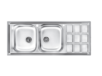 سینک استیل توکار اخوان کد 368