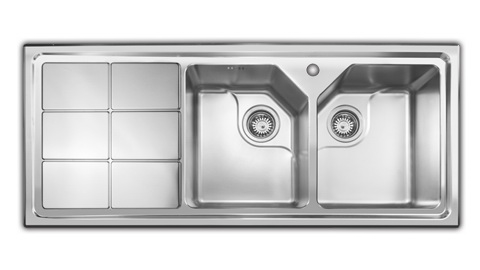 سینک استیل توکار اخوان کد 324s