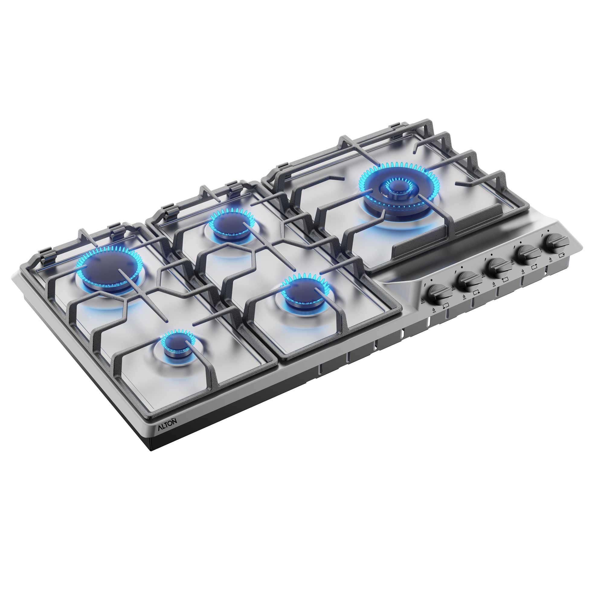 اجاق گاز صفحه ای استیل توکار آلتون مدل S516N