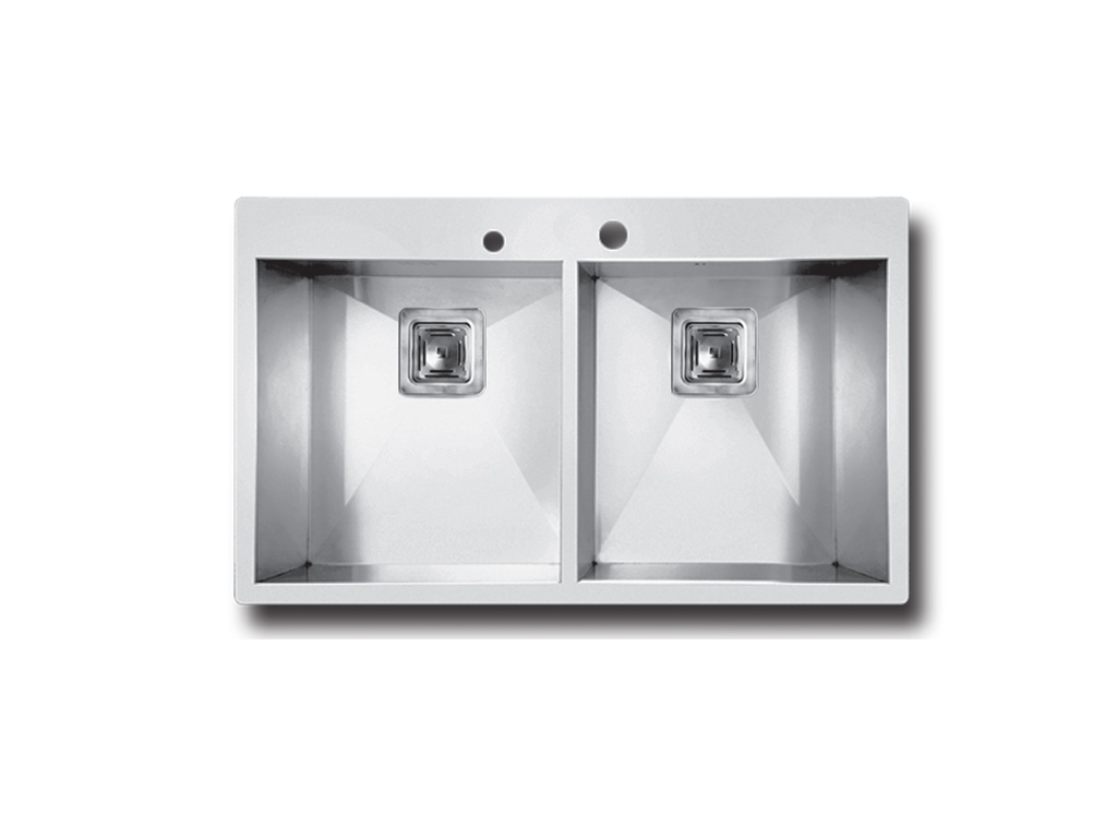 سینک استیل توکار باکسی اخوان کد 334