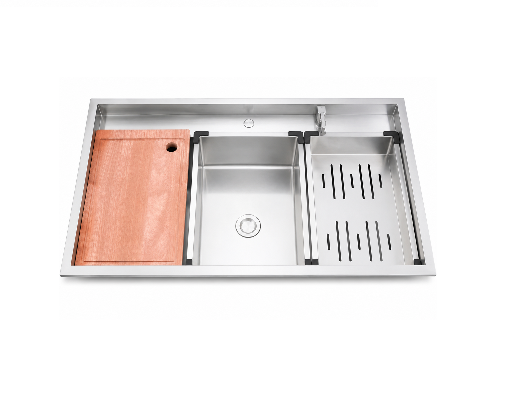 سینک استیل توکار داسی مدل MARTA STEEL) 8050-1S)