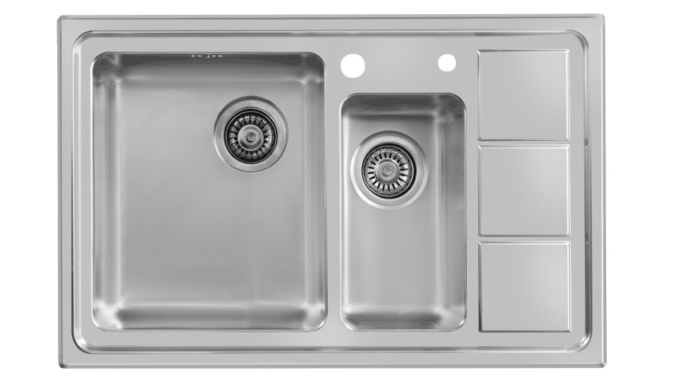 سینک استیل توکار اخوان کد 376s