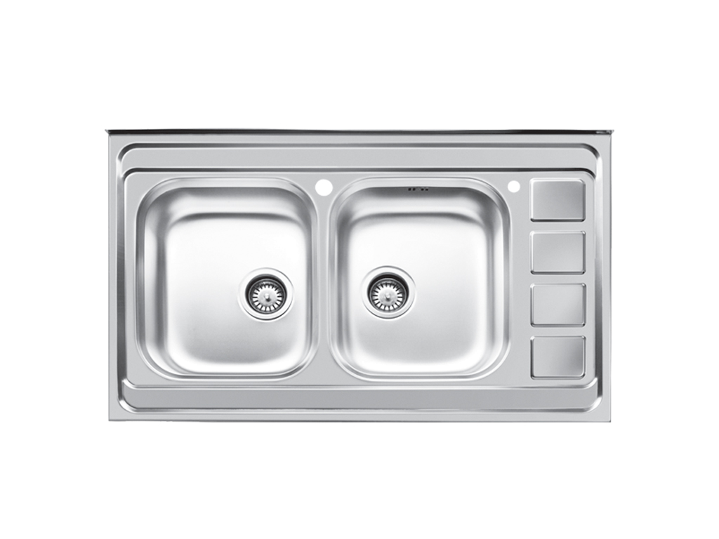 سینک استیل روکار اخوان کد 372