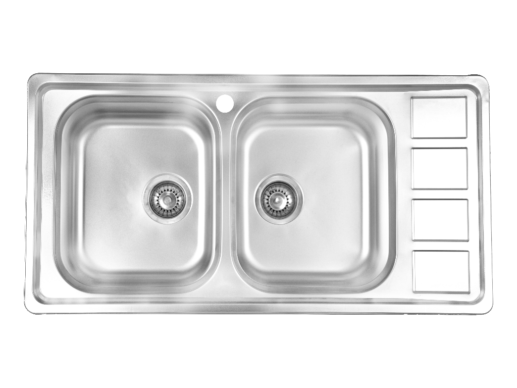 سینک استیل روکار اخوان کد 373s