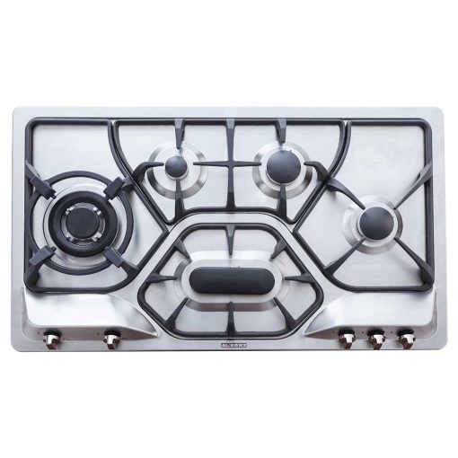 اجاق گاز رومیزی استیل پنج شعله‌ استیل البرز مدل S-5908