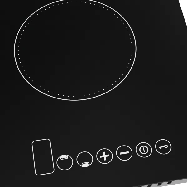 اجاق گاز رومیزی شیشه ای برقی بیمکث مدل 0022