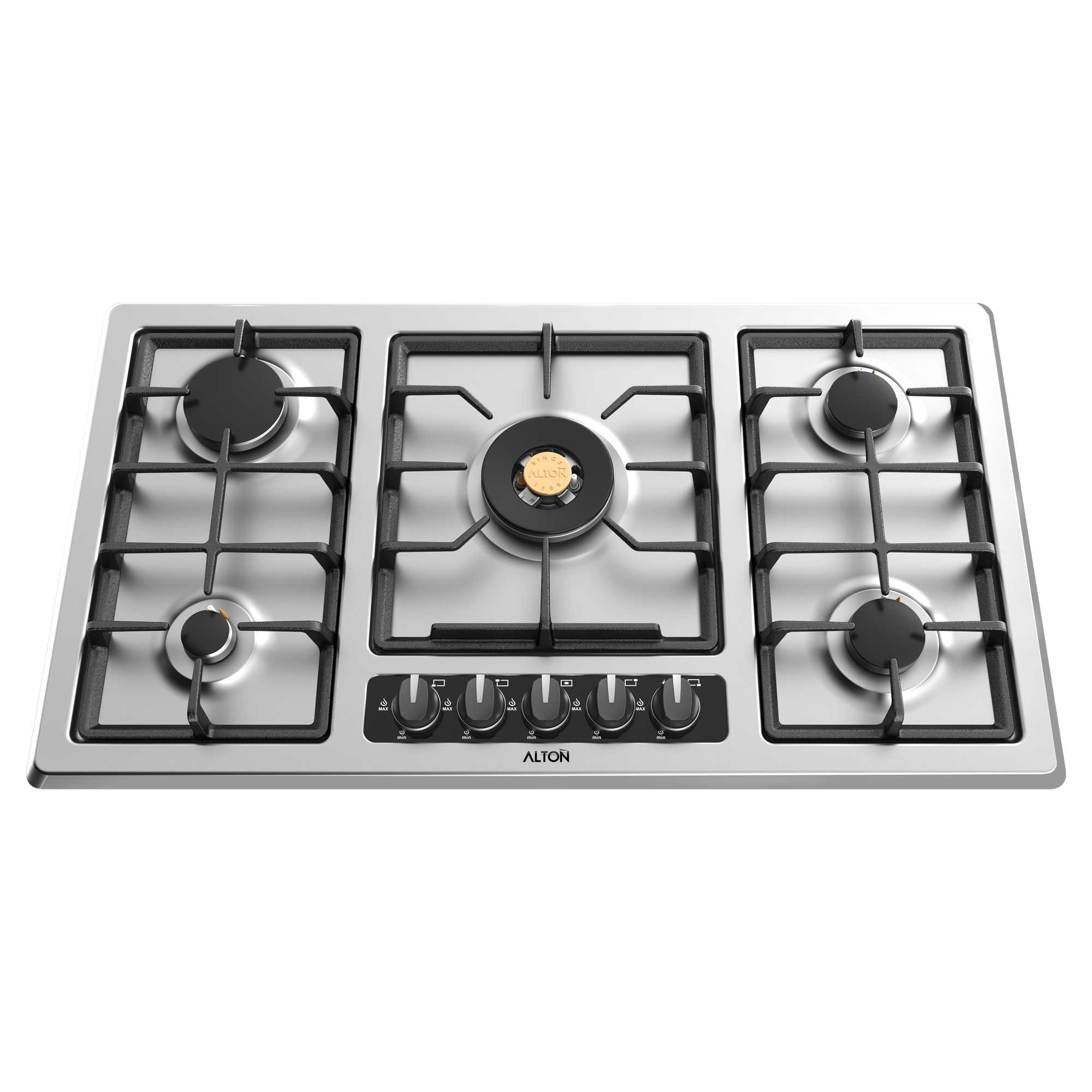 اجاق گاز صفحه ای استیل توکار آلتون مدل  ISG۵۲۲N