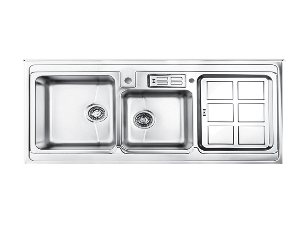 سینک استیل روکار اخوان کد 362