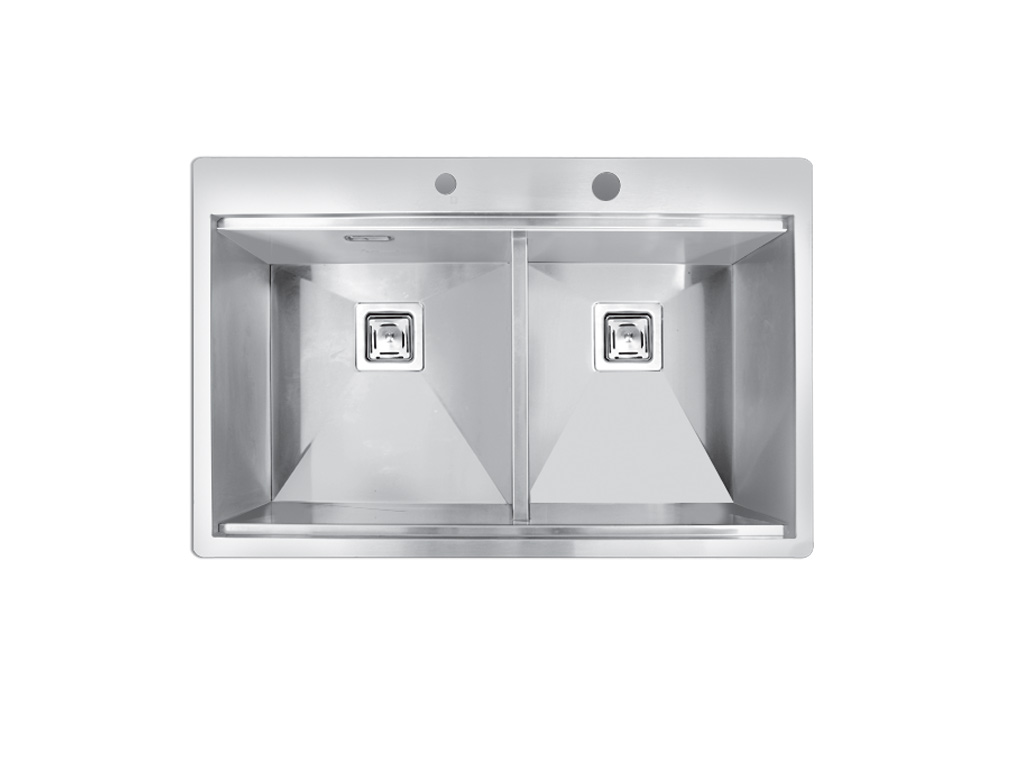 سینک استیل توکار باکسی اخوان کد 333