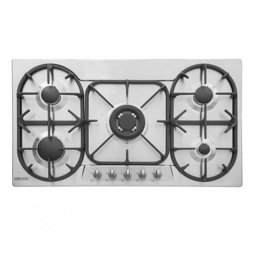 اجاق گاز رومیزی استیل پنج شعله‌ استیل البرز مدل S-5905