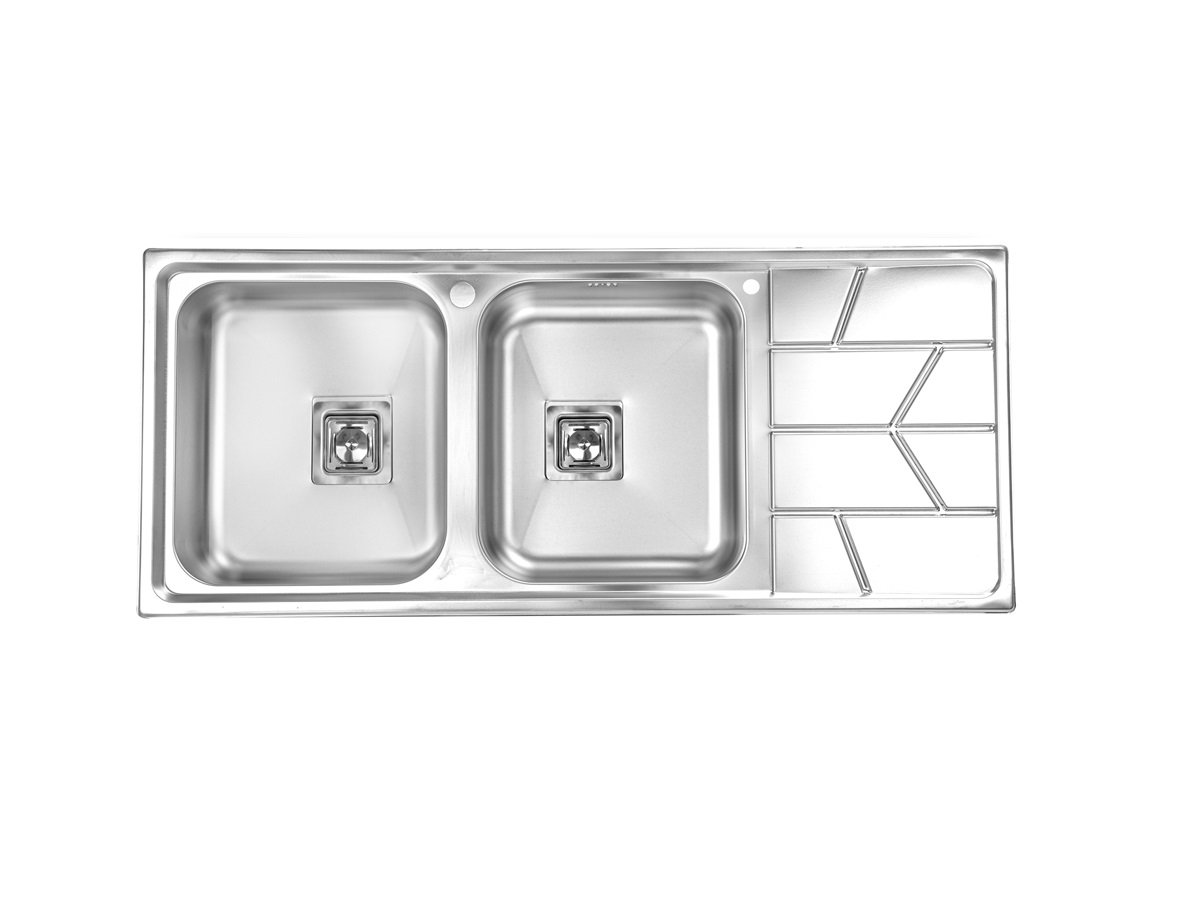 سینک استیل توکار اخوان کد 388