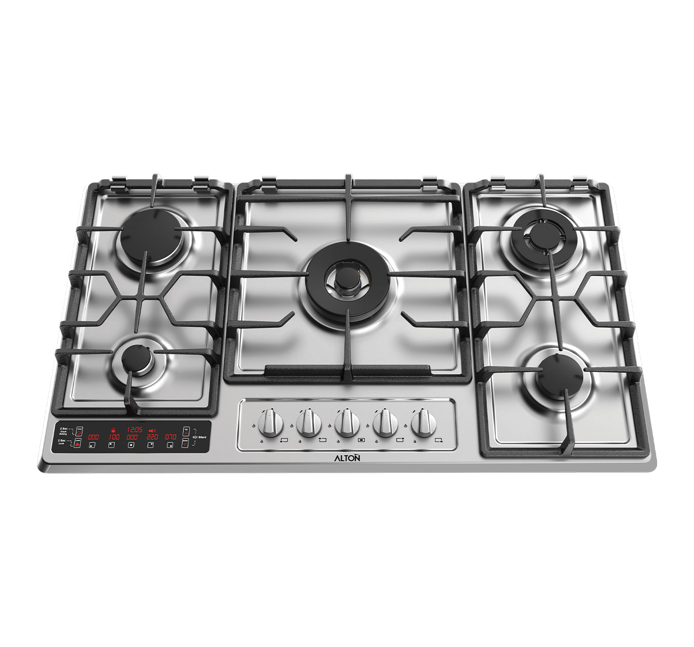 اجاق گاز صفحه ای استیل توکار آلتون مدل S520DN